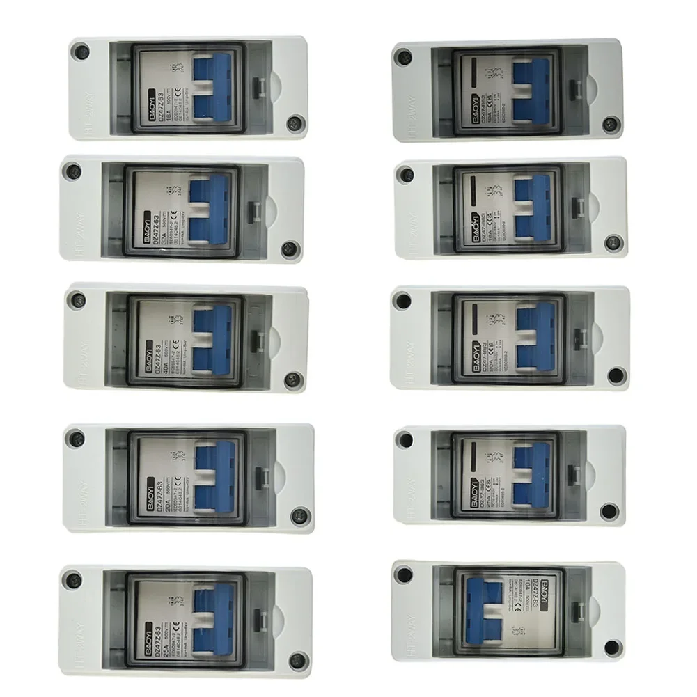 เบรกเกอร์ IP65 และกล่องกระจายกันน้ําสําหรับกล่องรวมไฟฟ้าโซลาร์เซลล์พลังงานแสงอาทิตย์รวม 32A