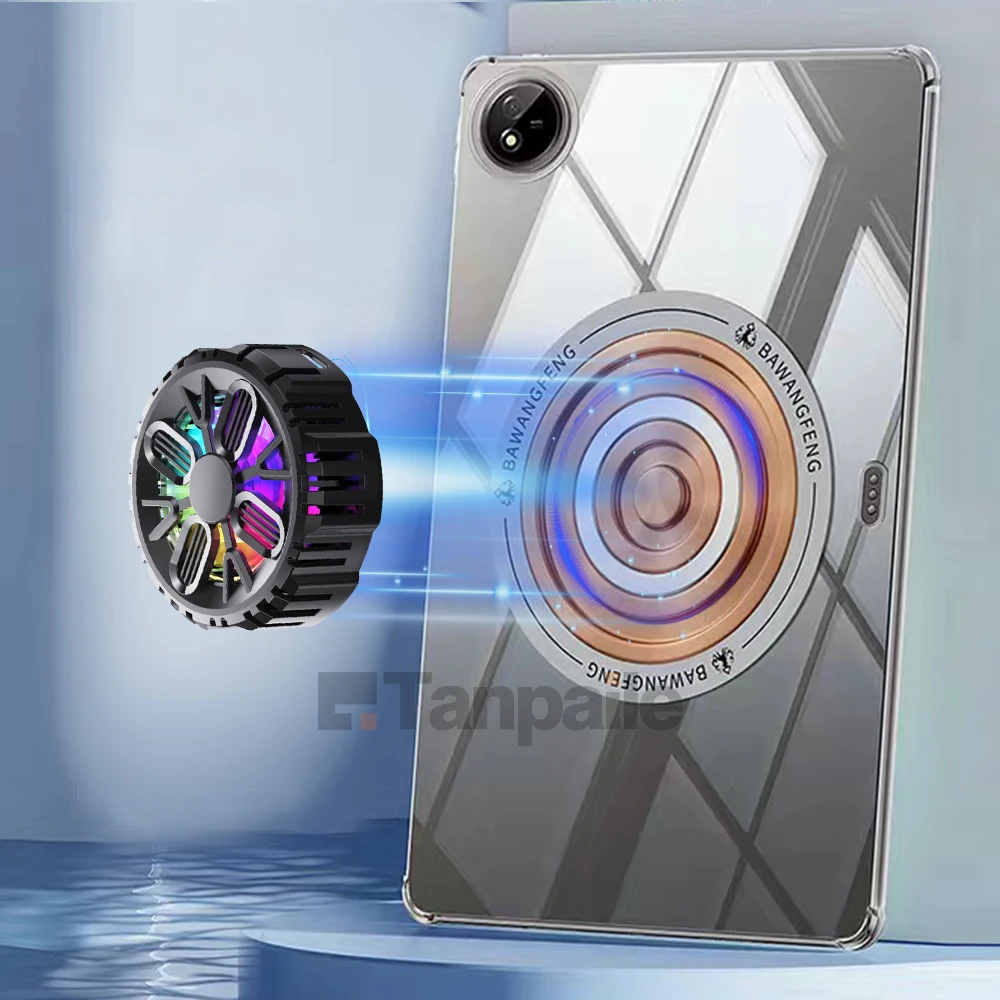 حافظة VIVO iQOO Pad 5 Pro لهاتف iQOO Pad 2 Pro حافظة هوائية نحاسية حافظة تبريد للكمبيوتر اللوحي تبديد الحرارة المغناطيسي لينة واضحة Funda