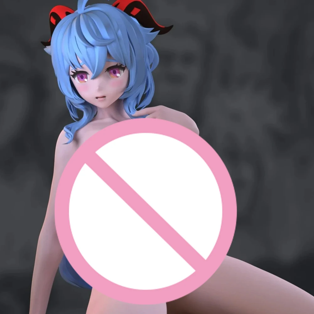

1/24 3d Printing Model Kit Sexy Girl Ganyu Anime NSFW Figure Model Kit DIY Miniature Reduction Statue Unpainted Toys