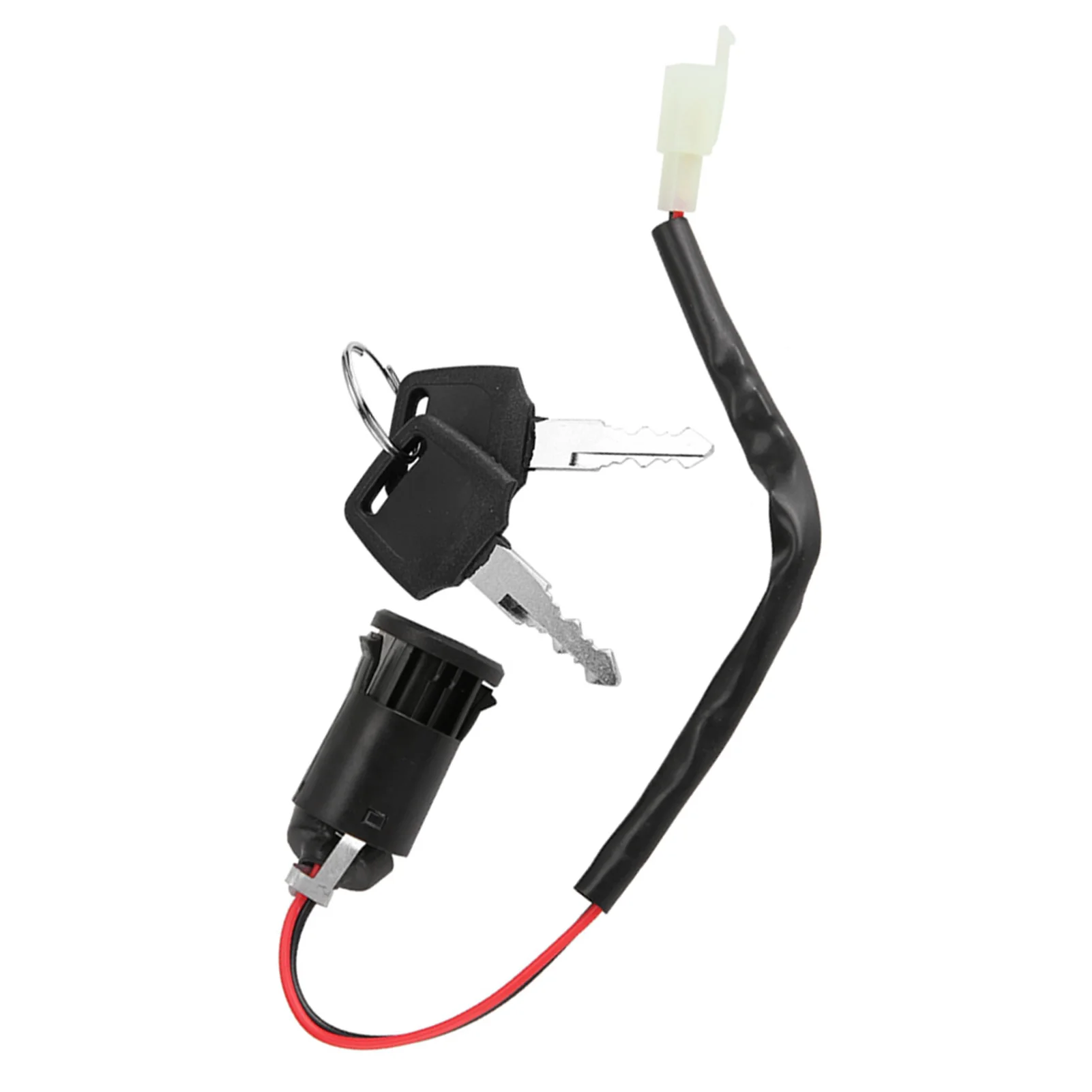 2Pcs Ignition Switch Lock and Key Set for Bike Tricycle Electric Scooter Accessories Replacement