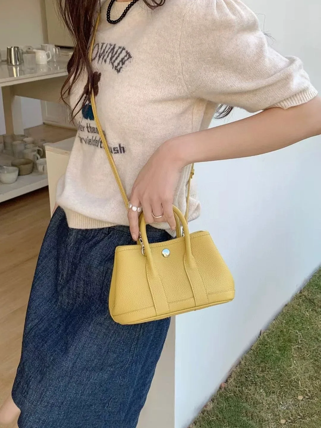 

Mini Garden Bag, Small Bag, Mobile Phone Bag, Simple Handheld, Single Shoulder Slant Bag, Female
