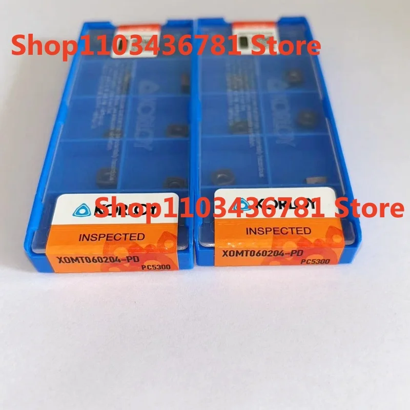XOMT040204-PD PC5300 /XOMT050204-PD PC5300 /XOMT060204-PD PC5300 CNC turning tool blade carbide inserts Cutting Tools 10Pcs
