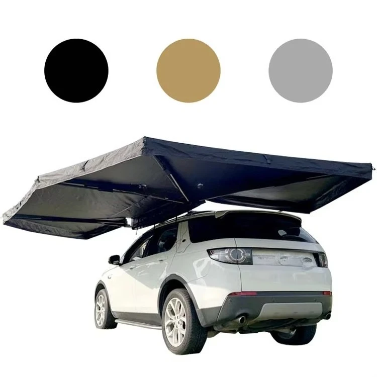 WILD CLOUD Wholesale 360 Degree Car Side Awning Custom Waterproof Roof Top Tent Soft Shell Car Roof Top Canopy for Camping