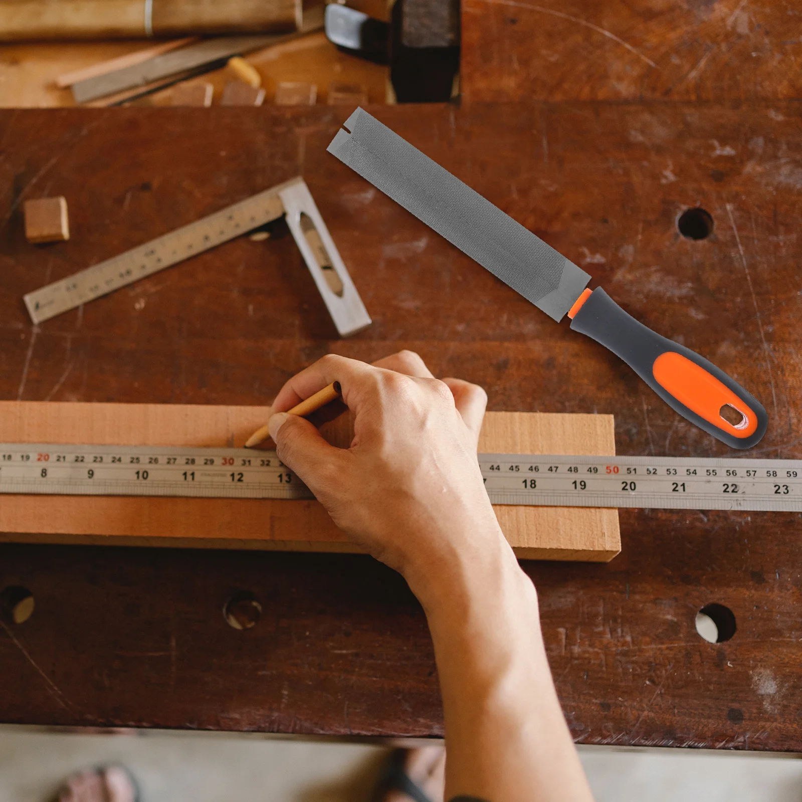 Rasp Woodworking Hand Tool 6 Inch Drywall Rasp Flat File Shaver Multipurpose File Tool for Woodworking Polishing and