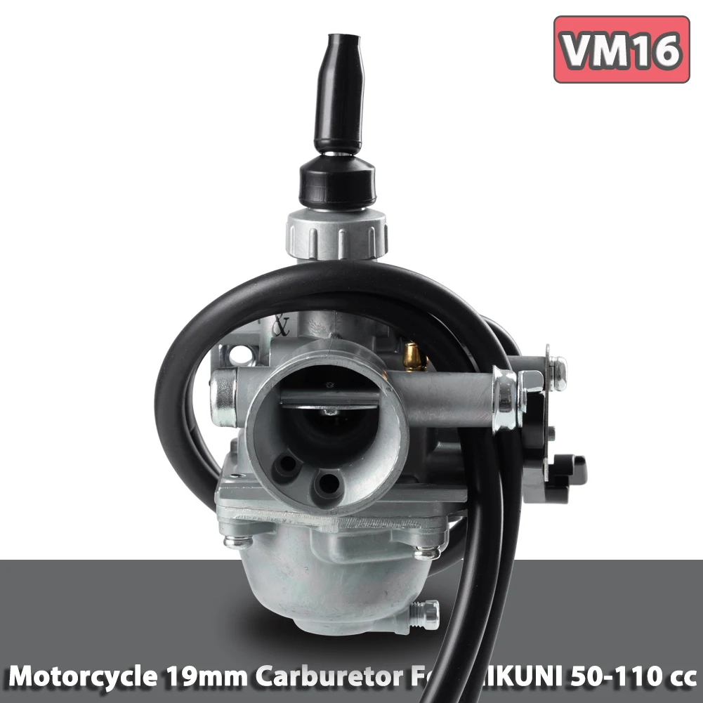 VM16 19mm Carburetor For MIKUNI 50 70 90 100 110cc Dirt Pit Bike Atv Quad Buggy Go Kart Monkey Motobike Motorcycle Carb