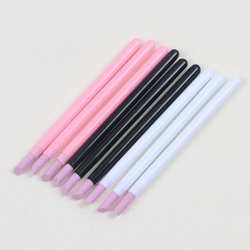Paquete de 5 unidades: Palito de limpieza para piel muerta, empujador profesional, recortador de cuarzo para cutículas, herramienta de cuidado de uñas, pedicura, manicura y maquillaje.