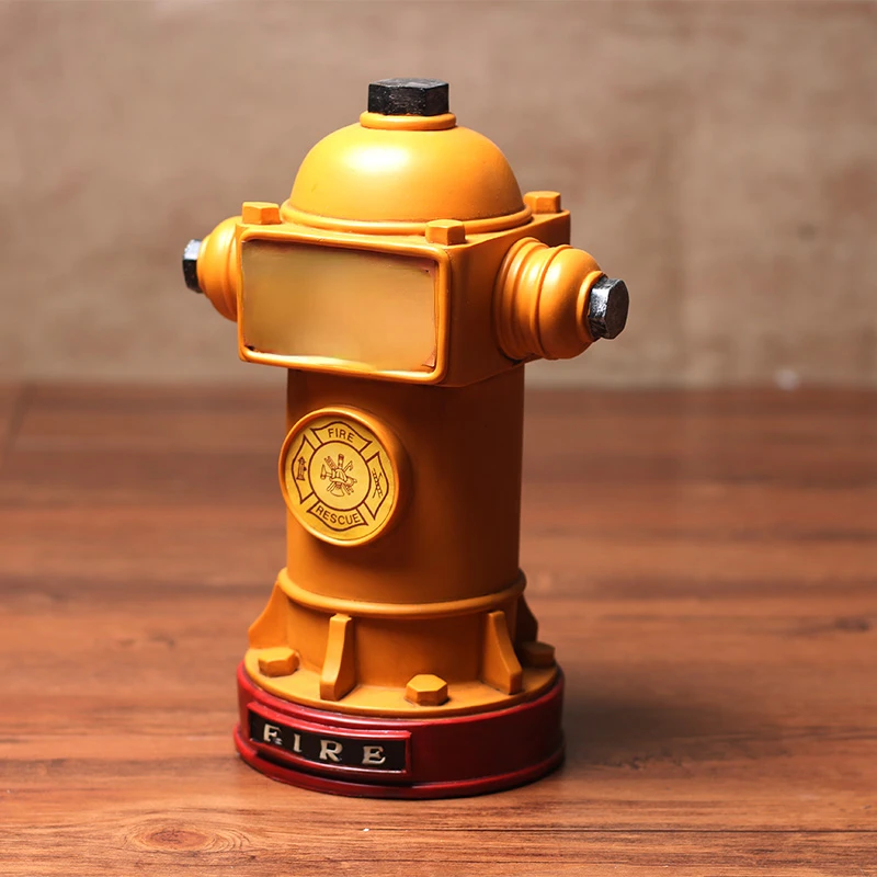 American British Industrial Style Vintage Loft Fire Hydrant Home Creative Props Bar Decorations Display Ornaments Set