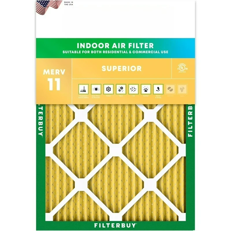 

20x25x1 MERV 11 Allergen Defense, Pleated HVAC AC Furnace Air Filters (1-Pack)