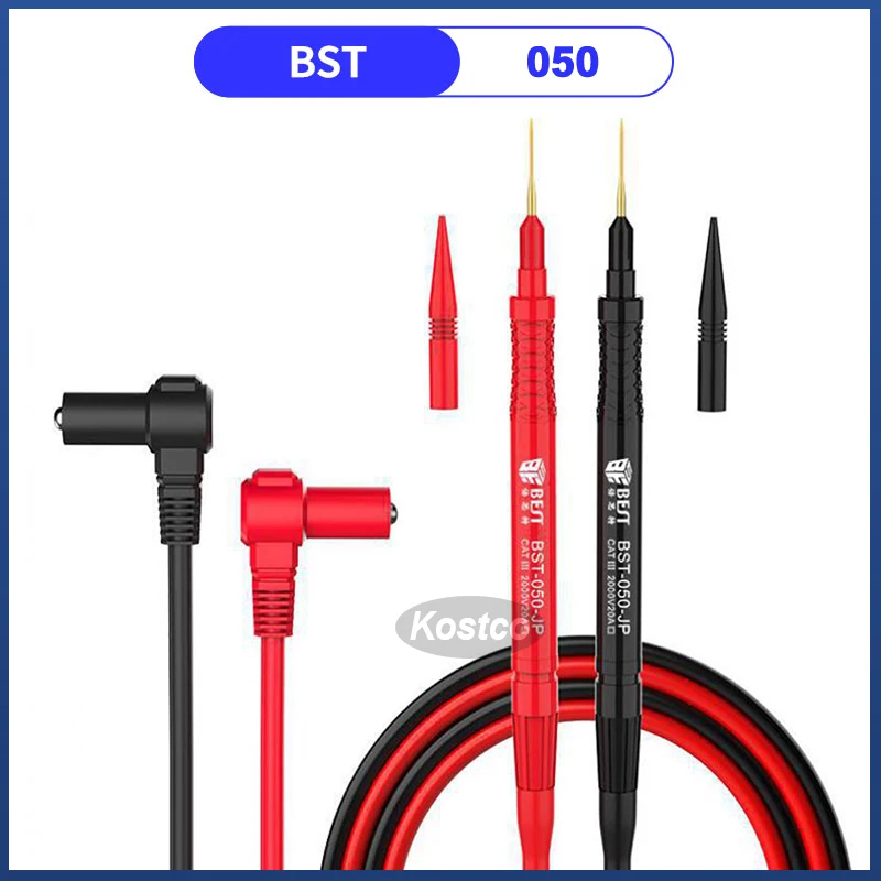 BST 050 JP Super conducting Multimeter Probe for Digital Multimeter Current Voltage Needle Tip Test Lead Wire Pen Cable Tool