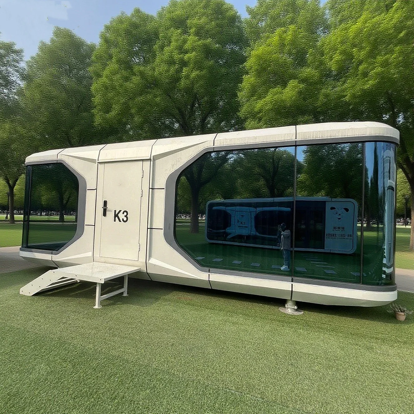 New High Quality Prefab House Space Capsule Cabin Hotel Container Home Sleep Pod Outdoor Mobile Tiny House Luxury Capsule House
