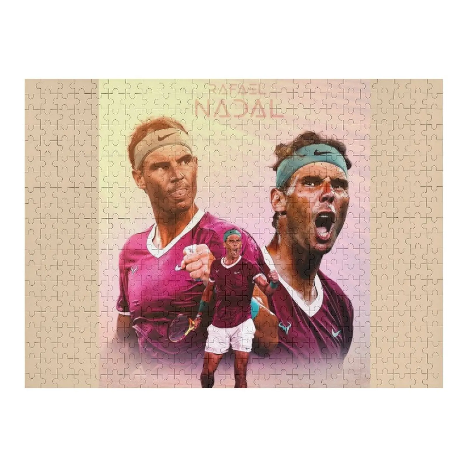 

Теннисист RafaeI Nada1 Головоломка Персонализированная фотопазл по индивидуальному заказу