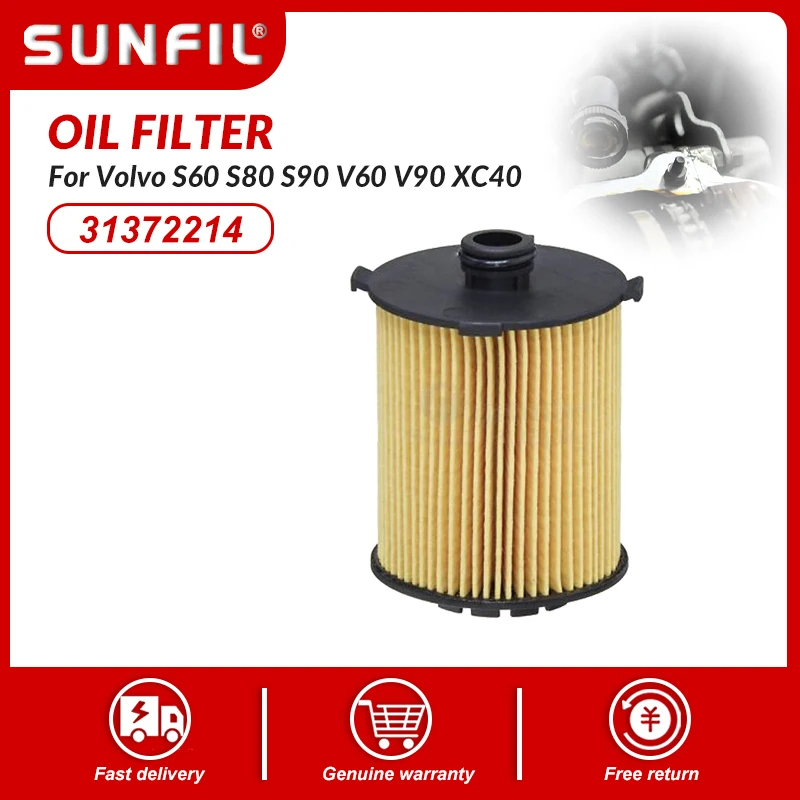 

31372214 31372212 WL10241 Масляный фильтр двигателя для Volvo S60 S80 S90 V60 V90 XC40 XC60 XC70 XC90