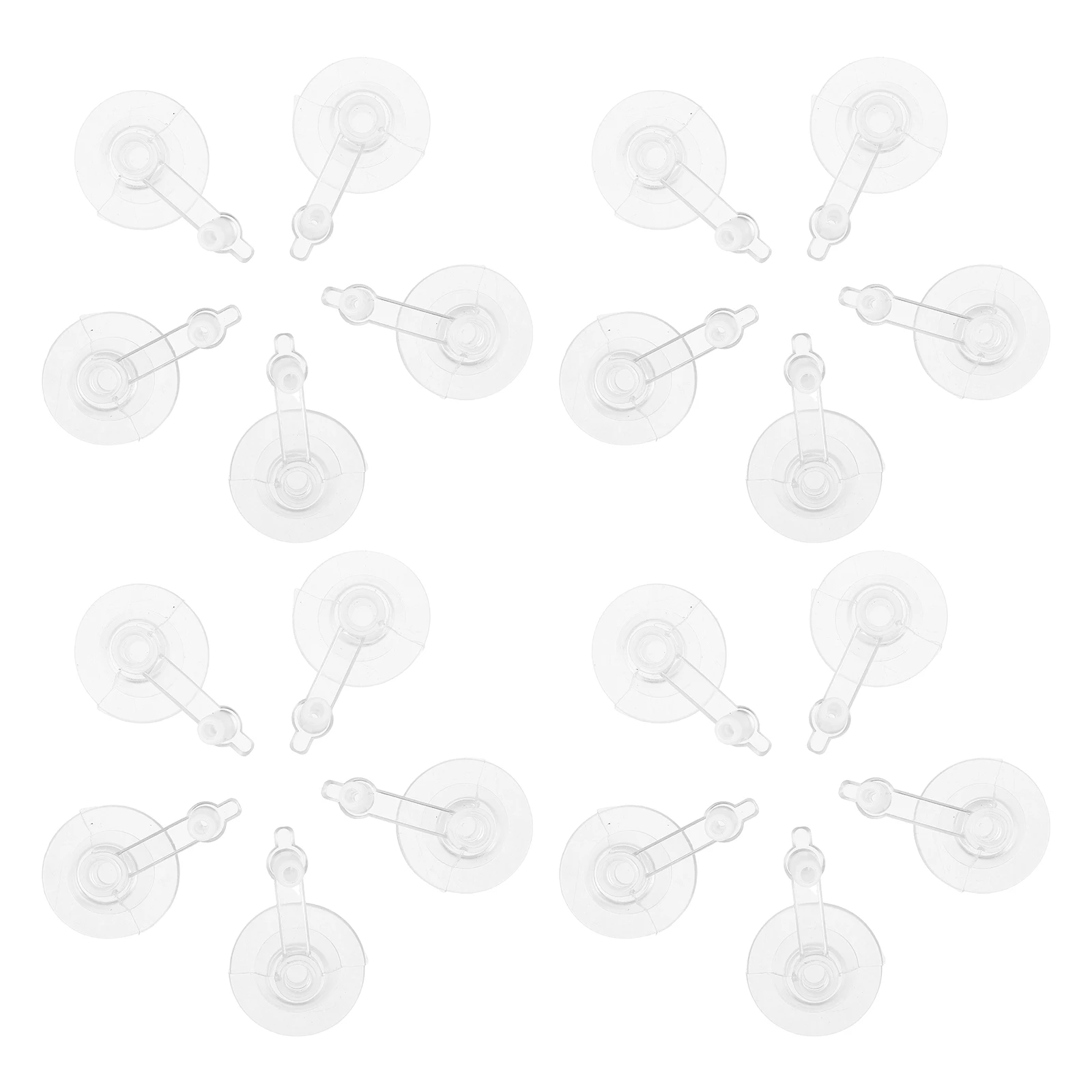100 Pcs 풍선 노즐 액세서리 Pvc 팽창기 공기 플러그 밸브 발 소파 펌프 어댑터 클리어