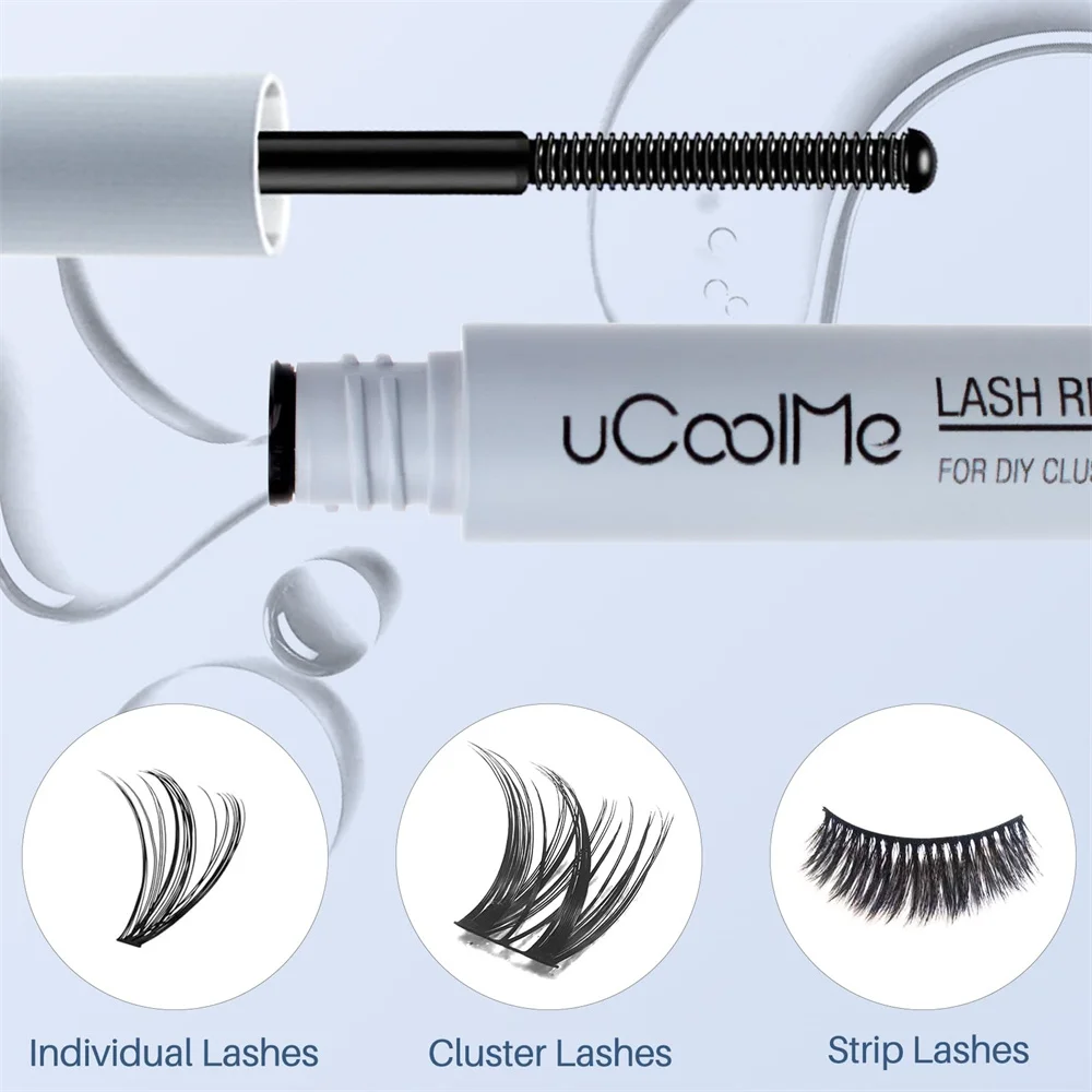 uCoolMe Lash Bond und Seal mit schnellem Kleberentferner, starkem Halt, 150 Stunden Wimpernverlängerung, wasserdichtes und langlebiges DIY-Make-up-Werkzeug – Detail 11