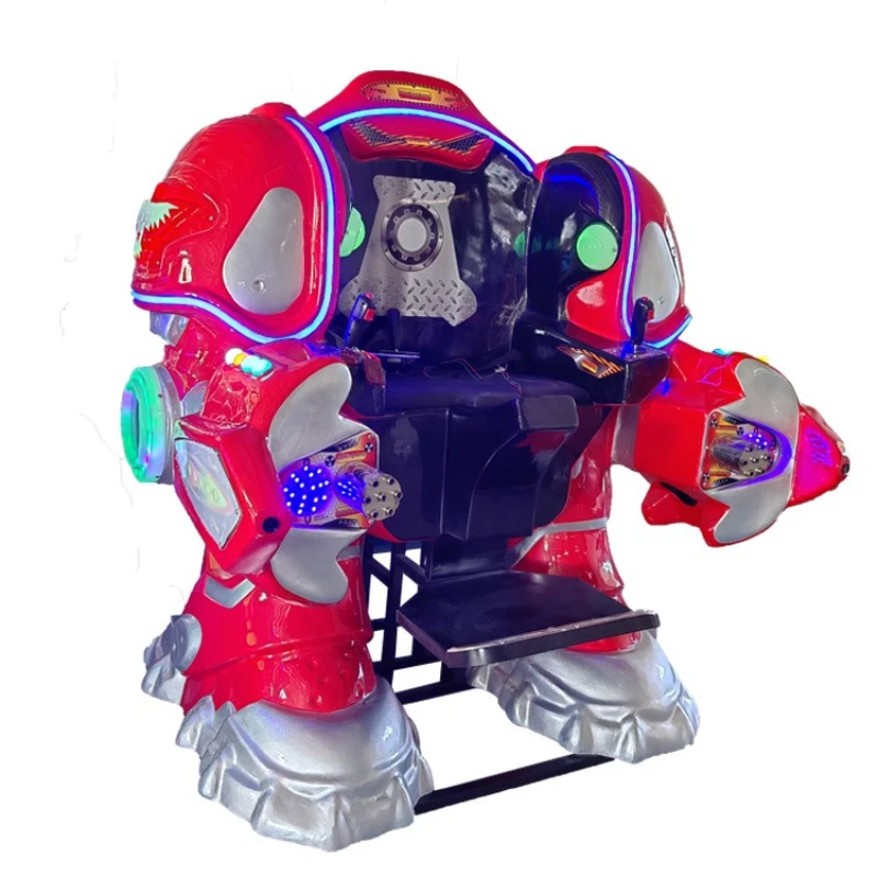 Children's Electric Amusement Vehicle Double Walking Battle Robot