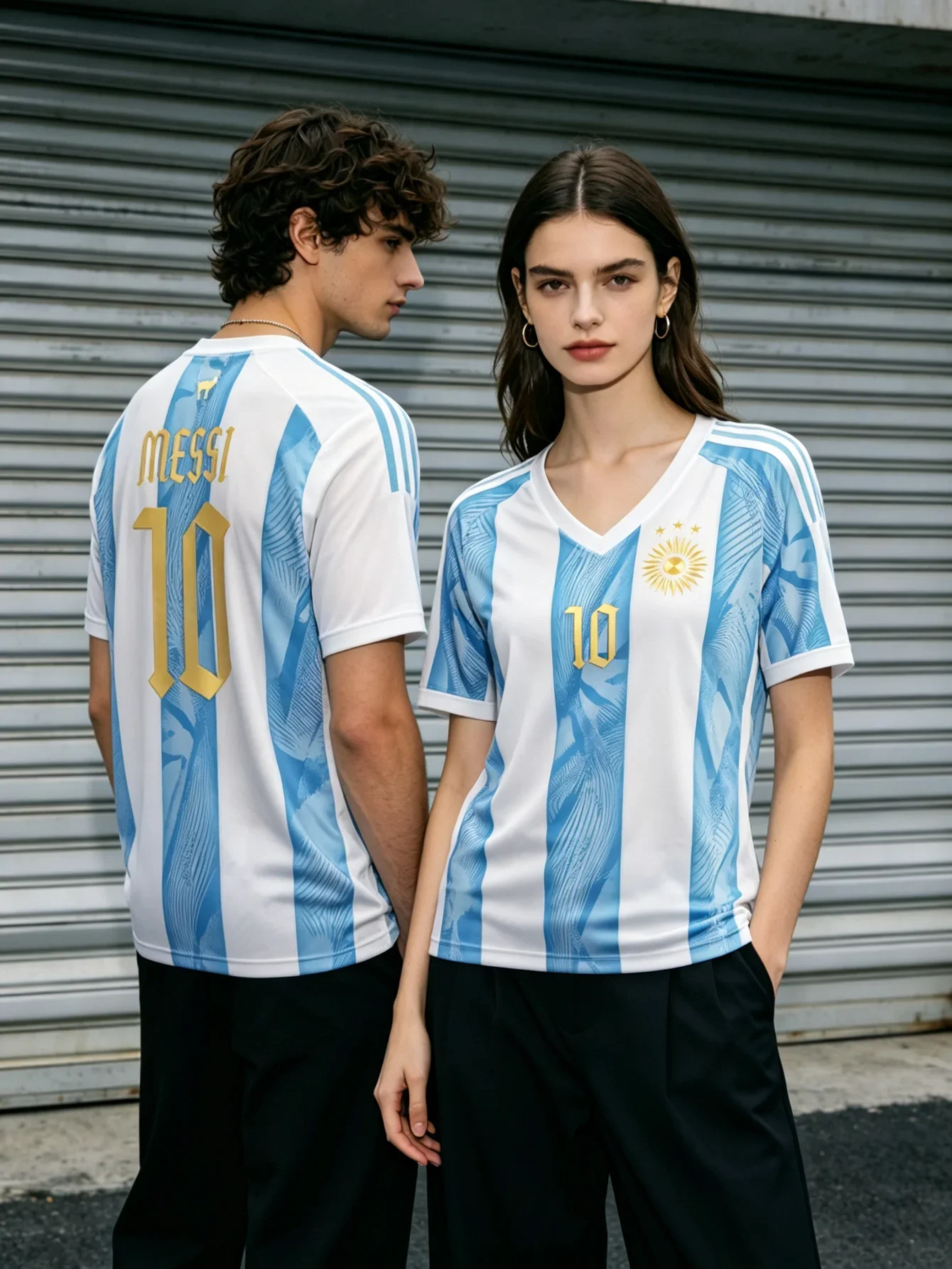 Hot-Sell 2026 Lionel Messi #10 Argentina Heritage Football Jersey Men's Woman's Breathable Quick-dry Y2k Summer O-Neck T-Shirt