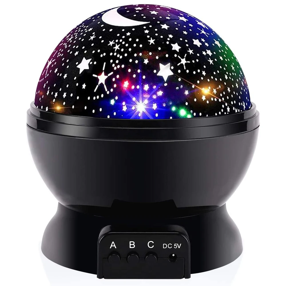 

Kids Gift Lamp Starry Sky Projector Night Light Rotating Galaxy Planetarium Children Bedroom Star Night Lights LED Moon Lamp