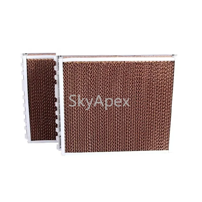 China Manufacture Livestock Farm Wall Mounted Panel Evaporative Air Cooler Spare Parts Poultry Magic Cooling Pad High Durability