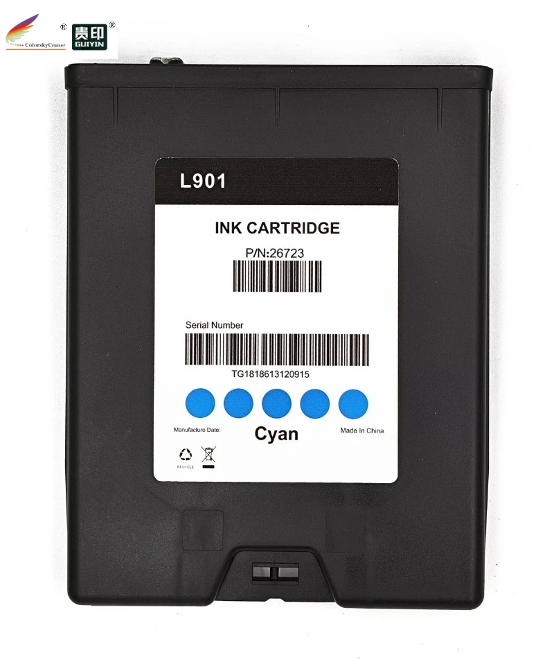 A Set of Ink Cartridges Compatible for Afinia Label Afinia L901/CP950 Ink Memjet Memjet AFINIA Cp950 L901 Label Printer