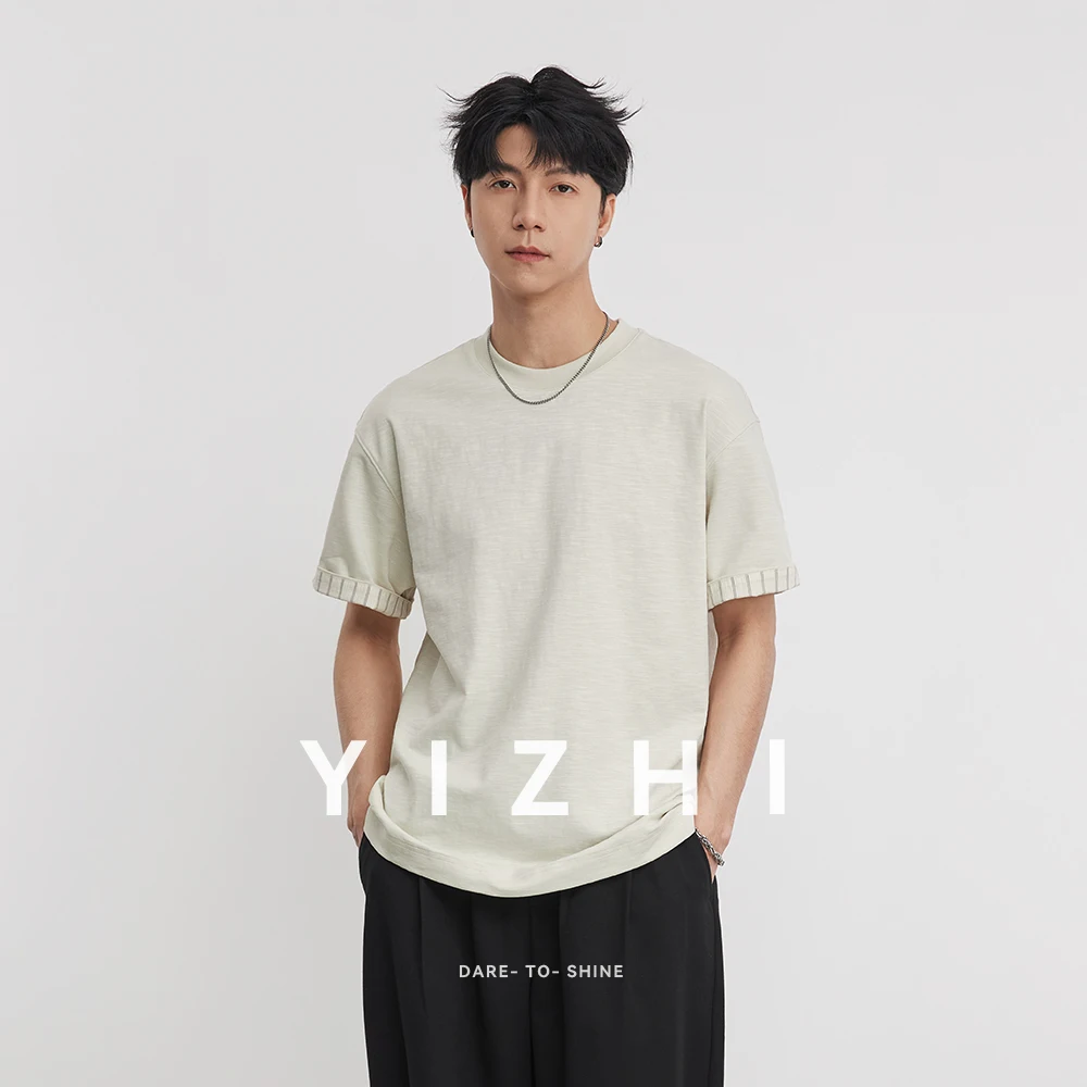 

Fashion Short-sleeved T-shirt Men's Summer 2026 New Round Neck American Casual Bottoming Men's T-Shirt Top