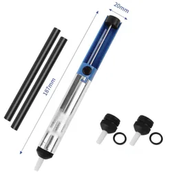 Ensemble de pompe d'aspiration à dessouder, retrait de soudure, outil sous vide, dessoudeur à 18 stylos, kit d'outils de soudage à la main, 5 pièces