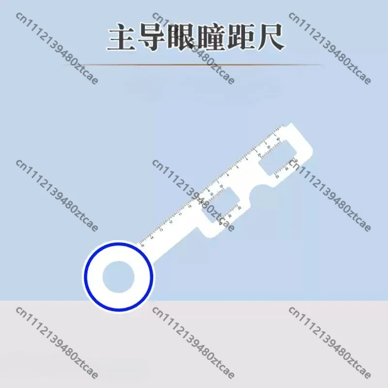 Eye & Pupil Distance Measuring Ruler Ophthalmic Optometry Tool Main‑Eye Test Card Hole Ruler for Ocular Distance Inspection