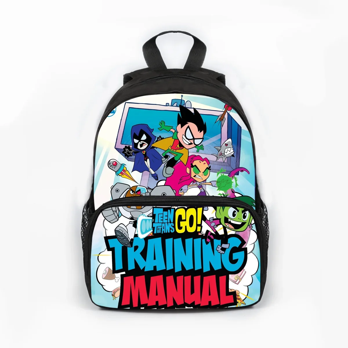 Cartoon Teen Titan Go Robin Schoolbag Backpack Travel Bag Gift for Kids Students