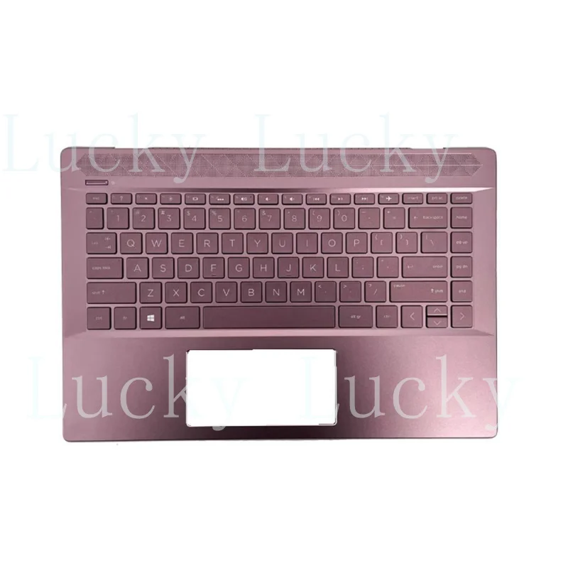 f   US Keyboard&PalmRest For HP 14-CE L51754-001 with backlit fingerprint Version
