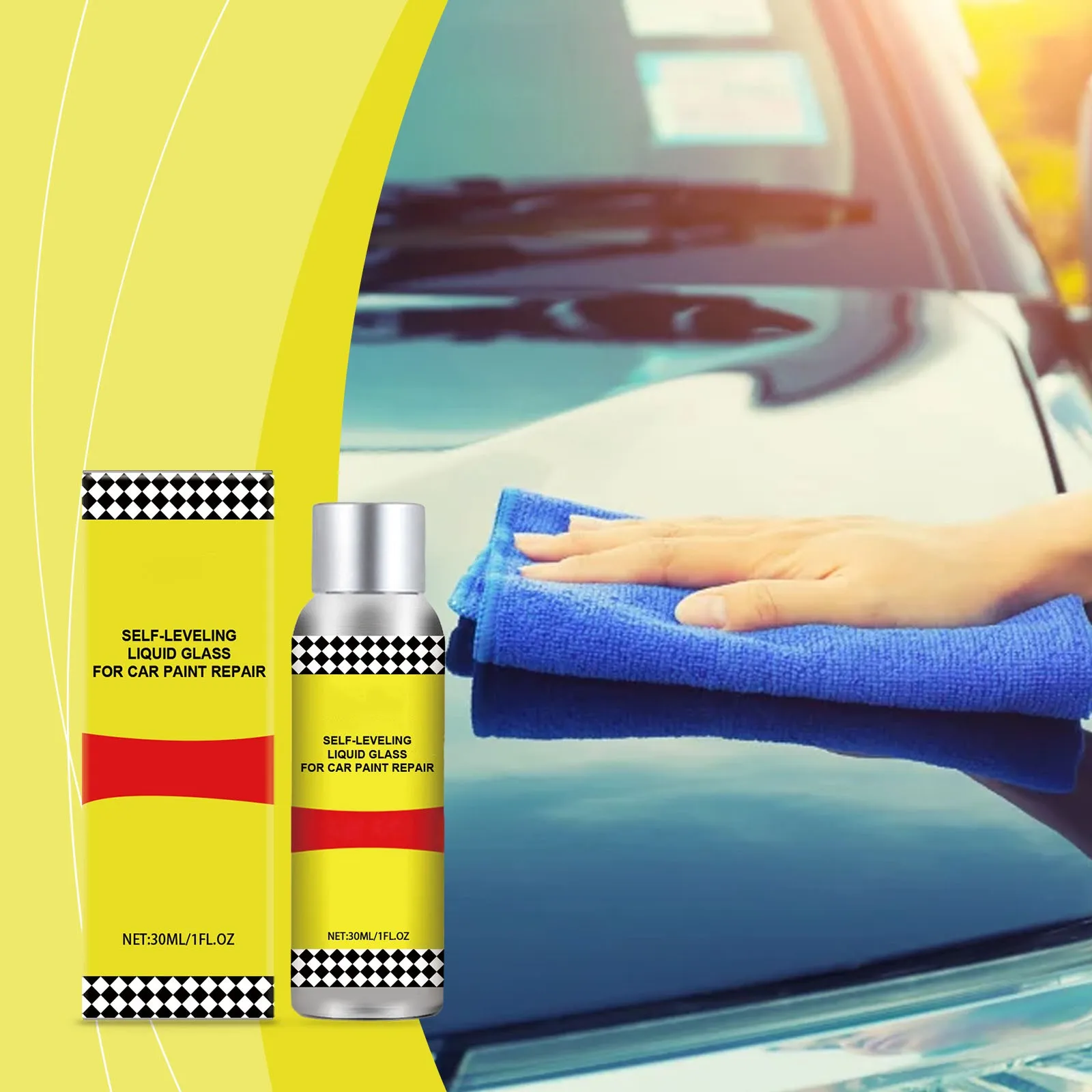 Self-Leveling Car Paint Repair Agent Scratch Removal Coating Care Liquid For Auto Paint Maintenance Shine Restoration AutomóVil