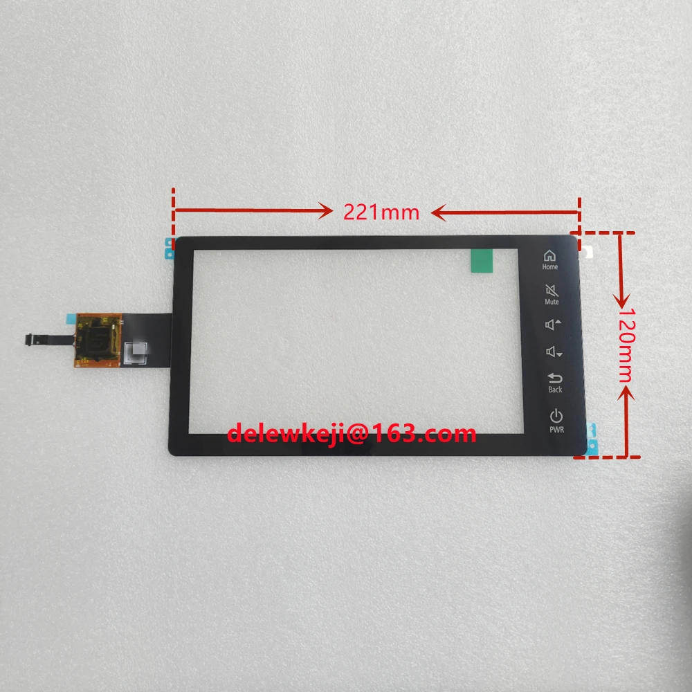 

8 Inch 10 Pins Glass Touch Screen Panel Digitizer Lens For Mitsubishi Outlander Radio Car Audio DVD Player GPS Navigation