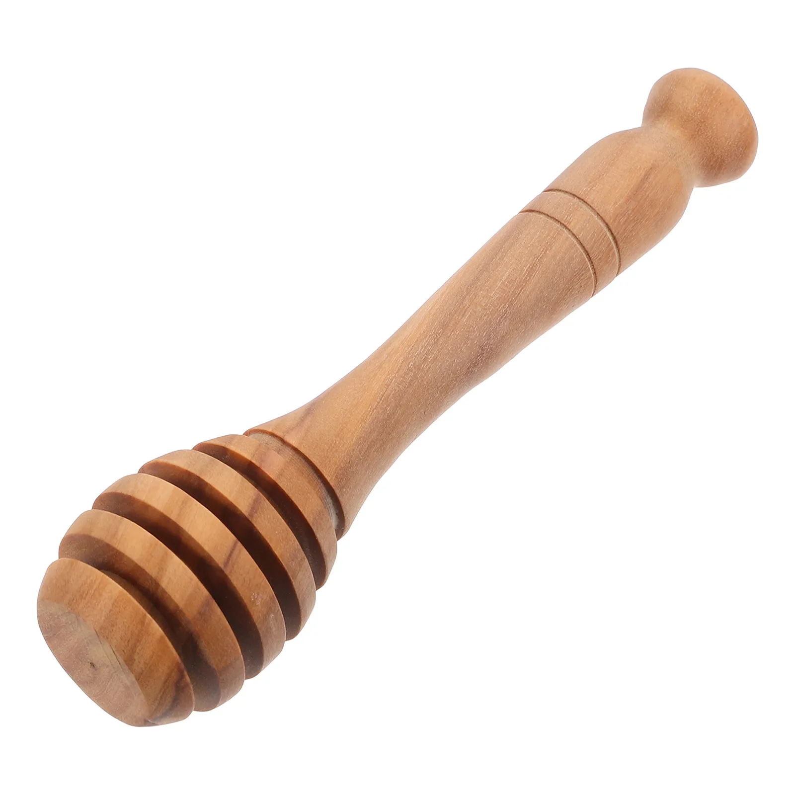 

Wooden Honey Dipper Stick Natural Olive Wood MultiUse Kitchen Tool Unique Grain Easy Grip Stirring Rod For Honey Jam Coffee