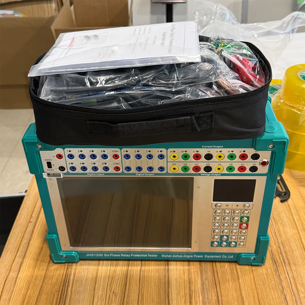 110V/2A-220V/1A 6 Six Phase Protection Relay Tester Protection Device High Accuracy Portable Multi Function Secondary Injection