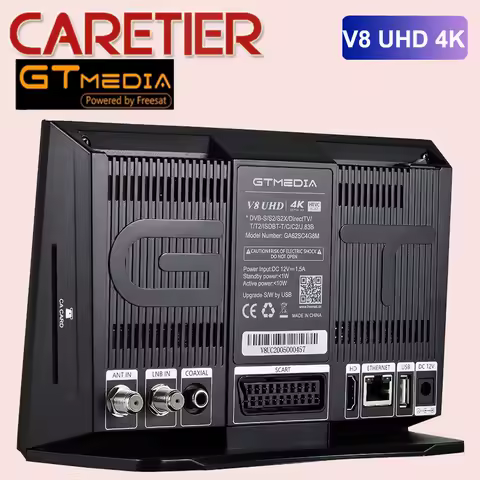 1PC Gtmedia V8 UHD Support MARS IKS Satellite Receiver DVB-S/S2/S2X DVB+T/T2/ISDB-T/Cable Better V8 PRO 2 V8 NOVA