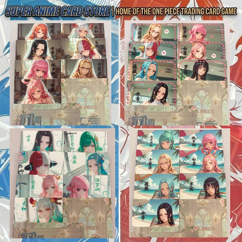Japanese Anime ONE PIECE ZR LKR QHR LSR KR LR Nefertari D. Vivi Nico Robin Yamato Kalifa Perona Vinsmoke Reiju Collectible Cards