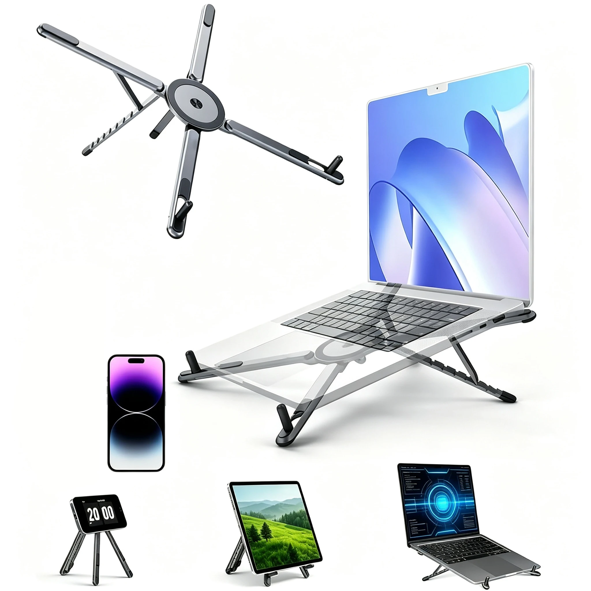 suporte-multifuncional-para-notebook-tres-em-um-suporte-ajustavel-versatil-para-laptop-organizador-de-mesa