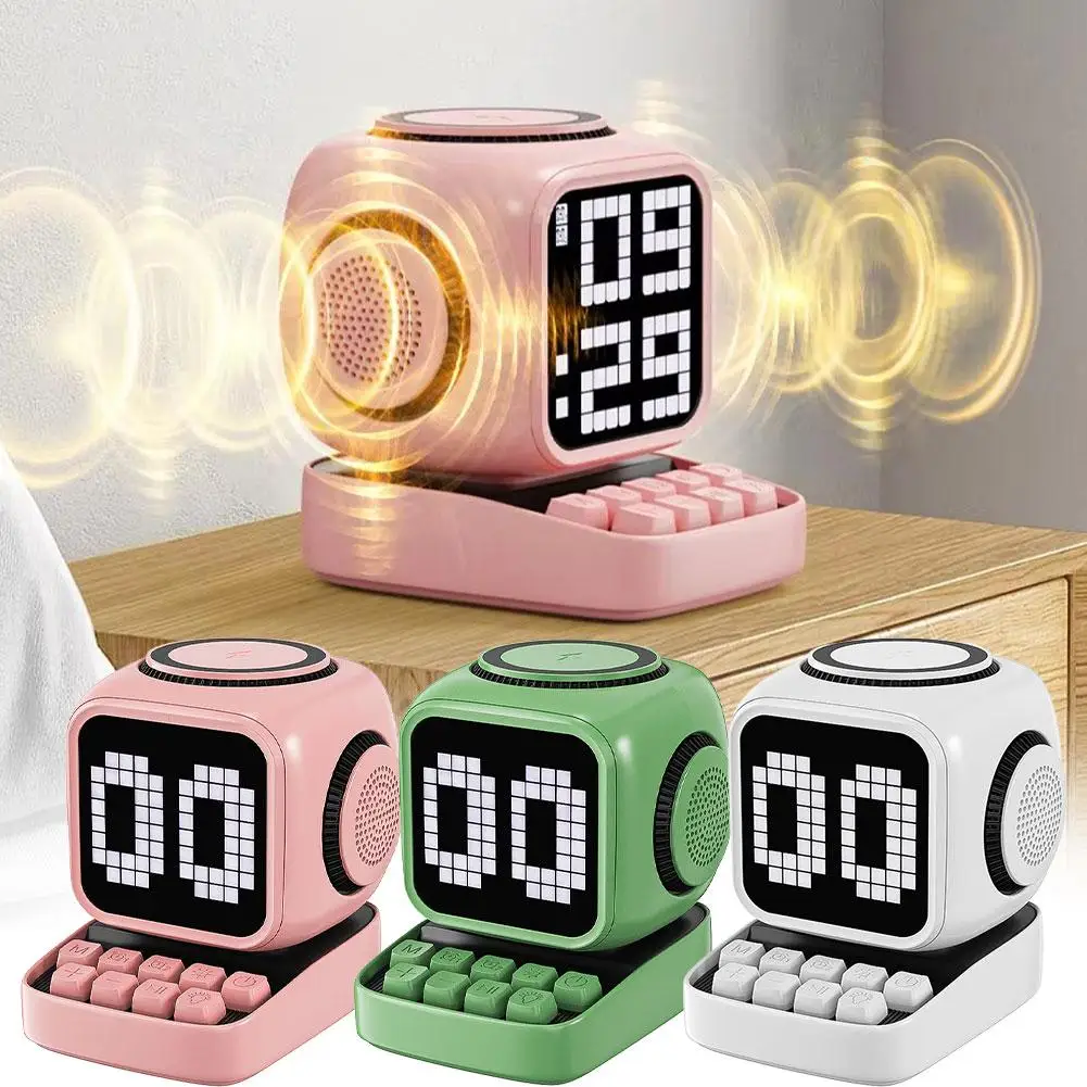 Audio Karaoke Small Speaker with Wireless Charging, Wireless Gift, Children's Small Mini Birthday Speaker, Bluetooth Charge H2G6