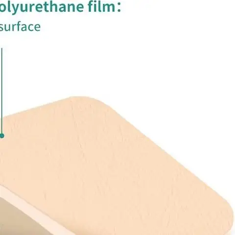 Vendaje de espuma sin bordes, impermeable y de alta absorción, vendaje para el cuidado de heridas en forma cuadrada, almohadilla de espuma de silicona para primeros auxilios