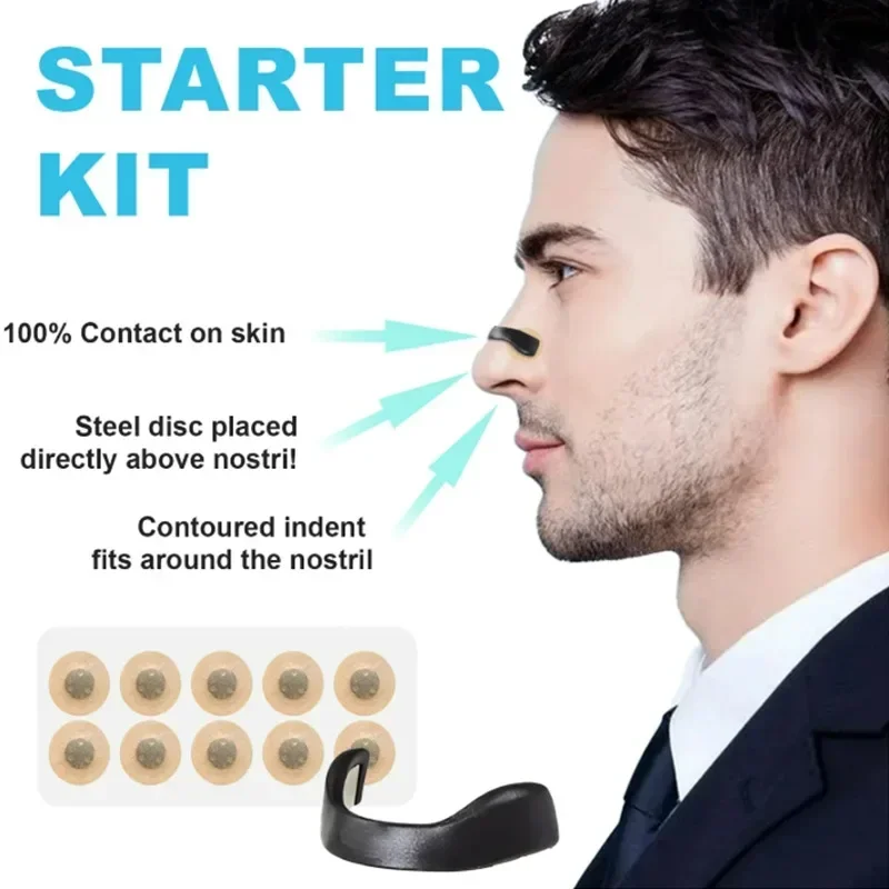 30Days/Box Nasal Breathing Dilators Starter Kits Magnetic Nose Strips Increase Sports Air Intake Improve Sleeping Reduce Snoring