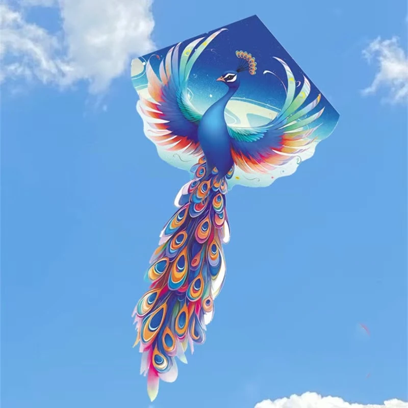 จัดส่งฟรีนกยูง Kite Flying ของเล่นเด็ก Kites BIRD Professional Kite เกมกลางแจ้งตกปลา Kite เครื่องบิน Koi