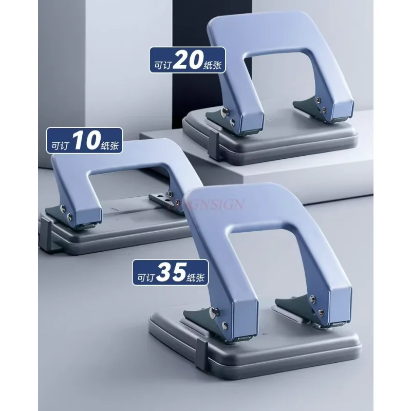문구류 바인딩 루즈 리프 펀칭기, 작은 종이 더블 홀 펀칭기
