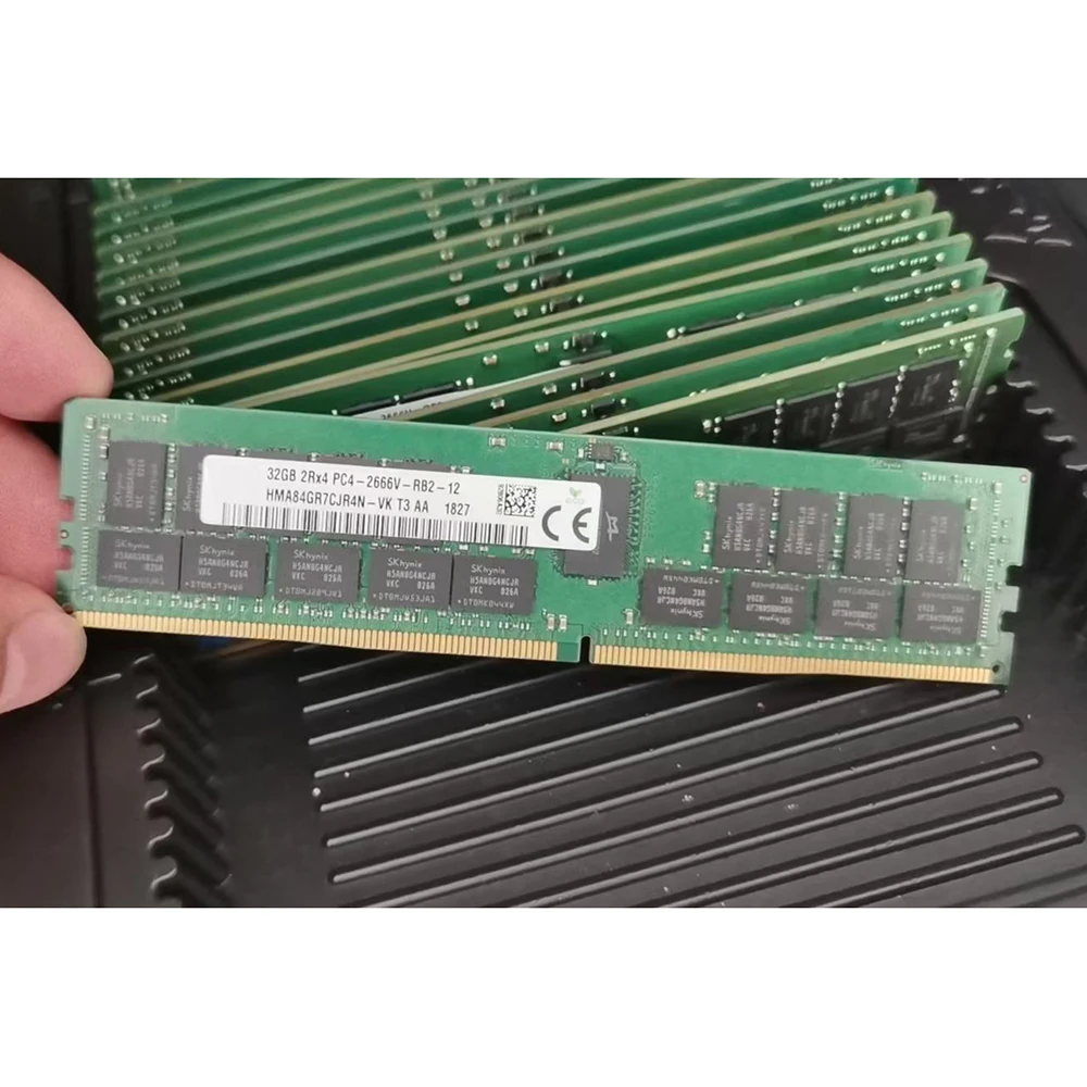 Imagem -03 - Memória do Servidor Skhynix Hma84gr7cjr4n-vk 32g 2r x Pc42666v Ddr4 Ecc Reg 1pc