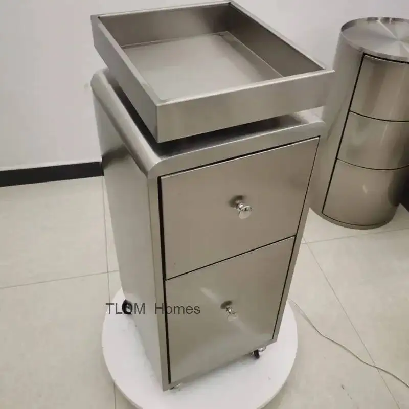 

Тележка парикмахерская YN50ST металлическая для салона красоты, барбершопа, косметолога, коммерческая, Pretty Furniture