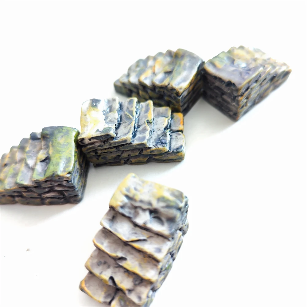 1pcs Artificial Simulation Stone Step Miniature Fairy Garden Home Decoration Mini Craft Micro Landscaping Decor DIY Accessories