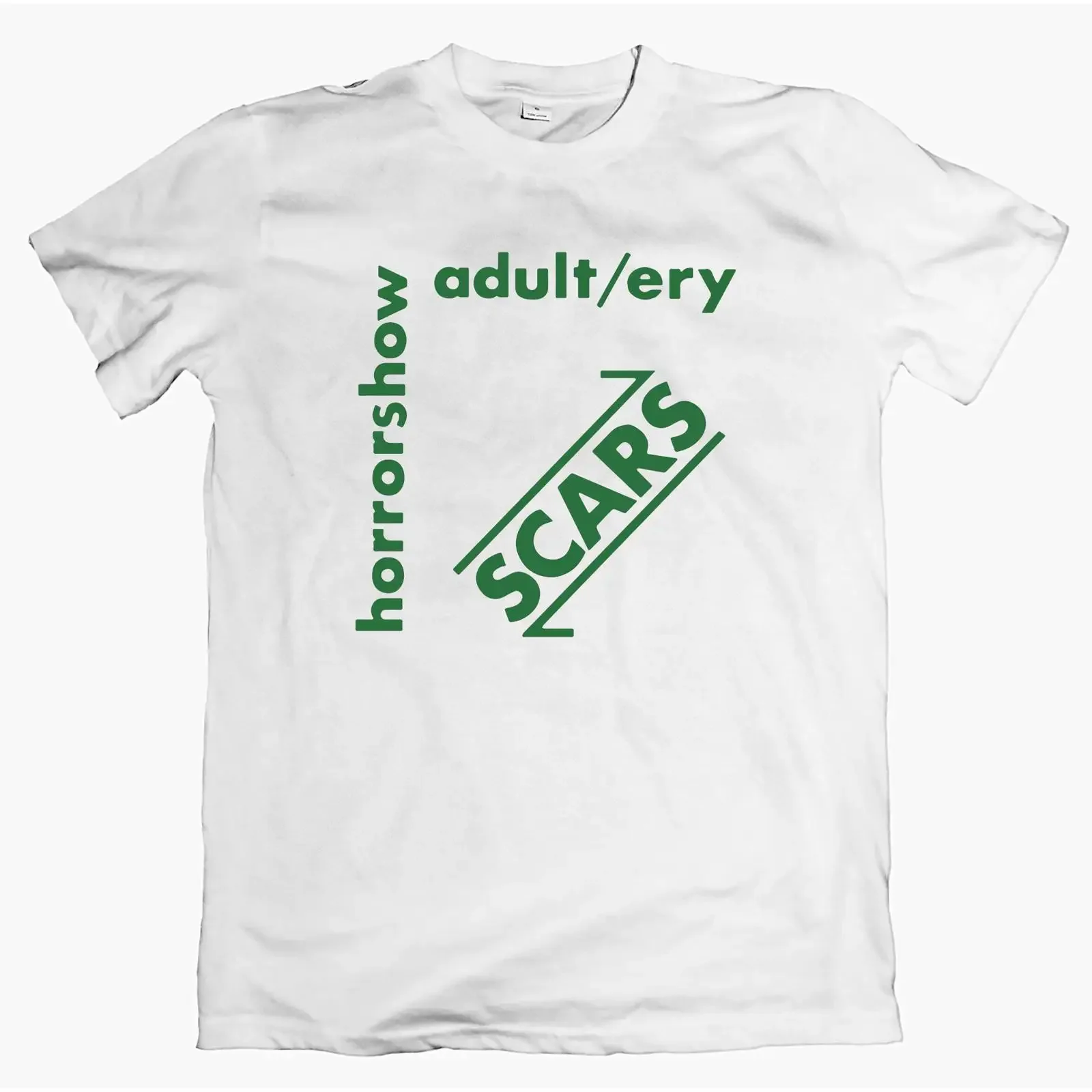 SCARS Band T Shirt Post Punk 80s Indie Underground Music Vintage Style Adult ery Horrorshow vintage Washed Soft Slightly homme