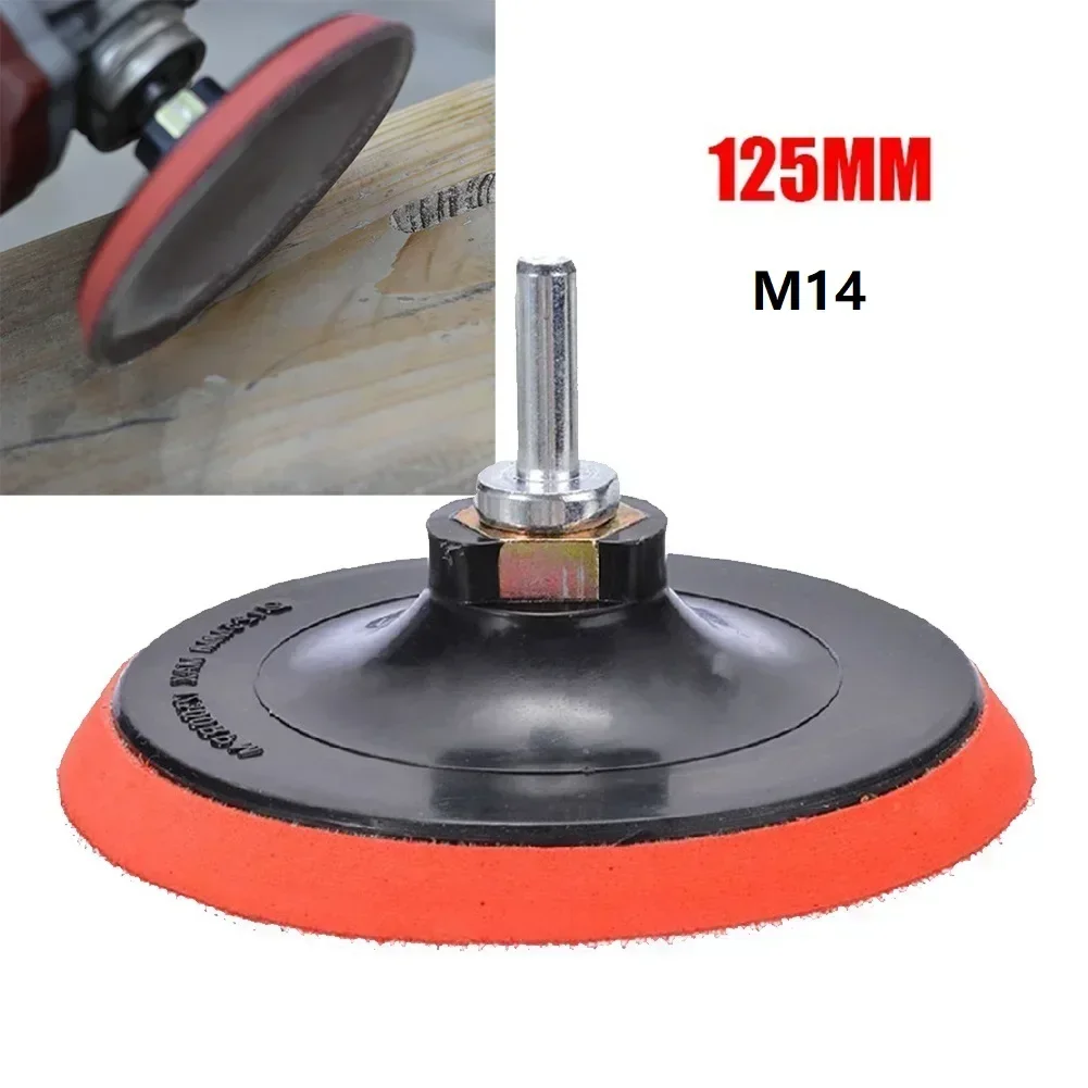 

5Inch 125mm Sanding Pad With M14 Thread Drill Adapter Polishing Pad For Angle Grinder Cordless Screwdriver Polisher Tools NEW