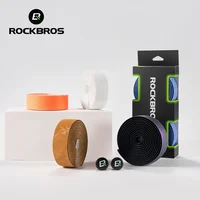 ROCKBROS-cintas antideslizantes para manillar de bicicleta de carretera, cintas absorbentes de golpes, transpirables, resistentes al desgaste, accesorios
