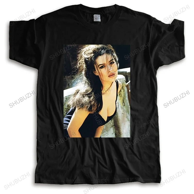 Vendita calda uomo streetwear maglietta MAGLIA MONICA BELLUCCI ATTRICE TOP MODELLO ITALIA MITO Divertente estate Top Tees Mens Tshirt