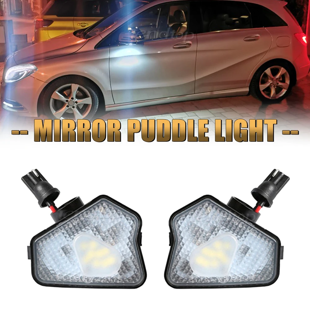 Side Mirror Floor Lamp Puddle Welcome Light For Mercedes Benz A Class W176 W246 W242 C E S CLA CLS GLA GLK Class Accessories