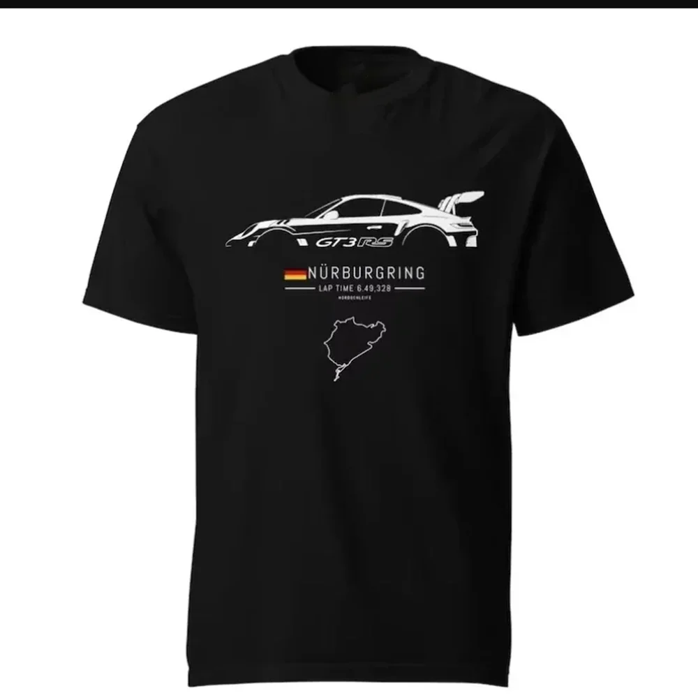 

2025 Summer Hot-selling Heavyweight Track Crew Neck T-shirt Men's Cotton Breathable Fashion Sports Top Adult System Large Size