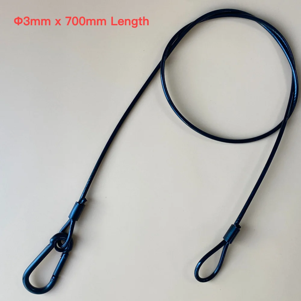 15pcs Stage Lighting Safety Cable Lock Mobile DJ Protection Steel Wire 3mm*70cm Securite Rope For Beam Moving Head DMX LED Par